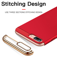 Luksusowe poszycie odporny na wstrząsy futerał na telefon dla iphone 7 8 Plus 6 6s 5 5s PC matowy twardy pokrowiec na iphone X Xr Xs 11 12 13 Pro Max 3